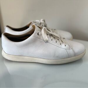 Cole Haan White Leather Sneakers